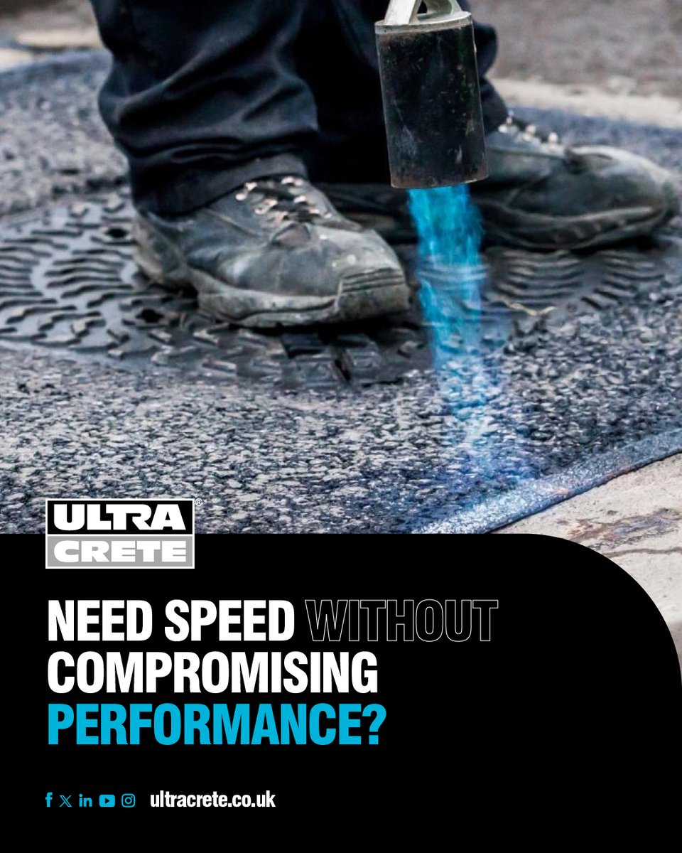 Ultracrete_UK's tweet photo. Envirobed® CD534 can be opened to traffic in as little as 1 hour, while QC10 F can be opened to traffic after just 90 minutes, helping you minimise disruption and maximise productivity.
👉 https://t.co/ZkwAxj8Cna
#StrengthInNumbers #UltraCrete #Roadworks #HighwayMaintenance https://t.co/rYJP4ZrNwB