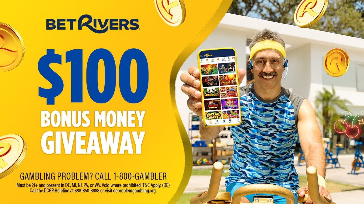 BetRiversCasino's tweet photo. One lucky player will win $100 in 1X Bonus Money 💰

1️⃣ Follow @BetRiversCasino
2️⃣ Like this post
3️⃣ Tag your casino bestie

🏆 Winner will be randomly selected & contacted directly via DM on X.
⁣⁣
T&Cs ➡️ https://t.co/jSCYXL01Qf

This giveaway is not sponsored, endorsed, or associated with X.