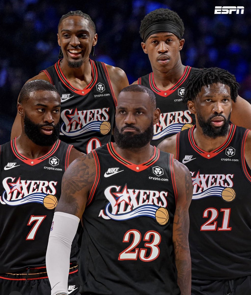 moredIscovxr's tweet photo. This 76ers team is better than the 2017 warriors… And it’s not even close 💯 https://t.co/oXs2cftOI6