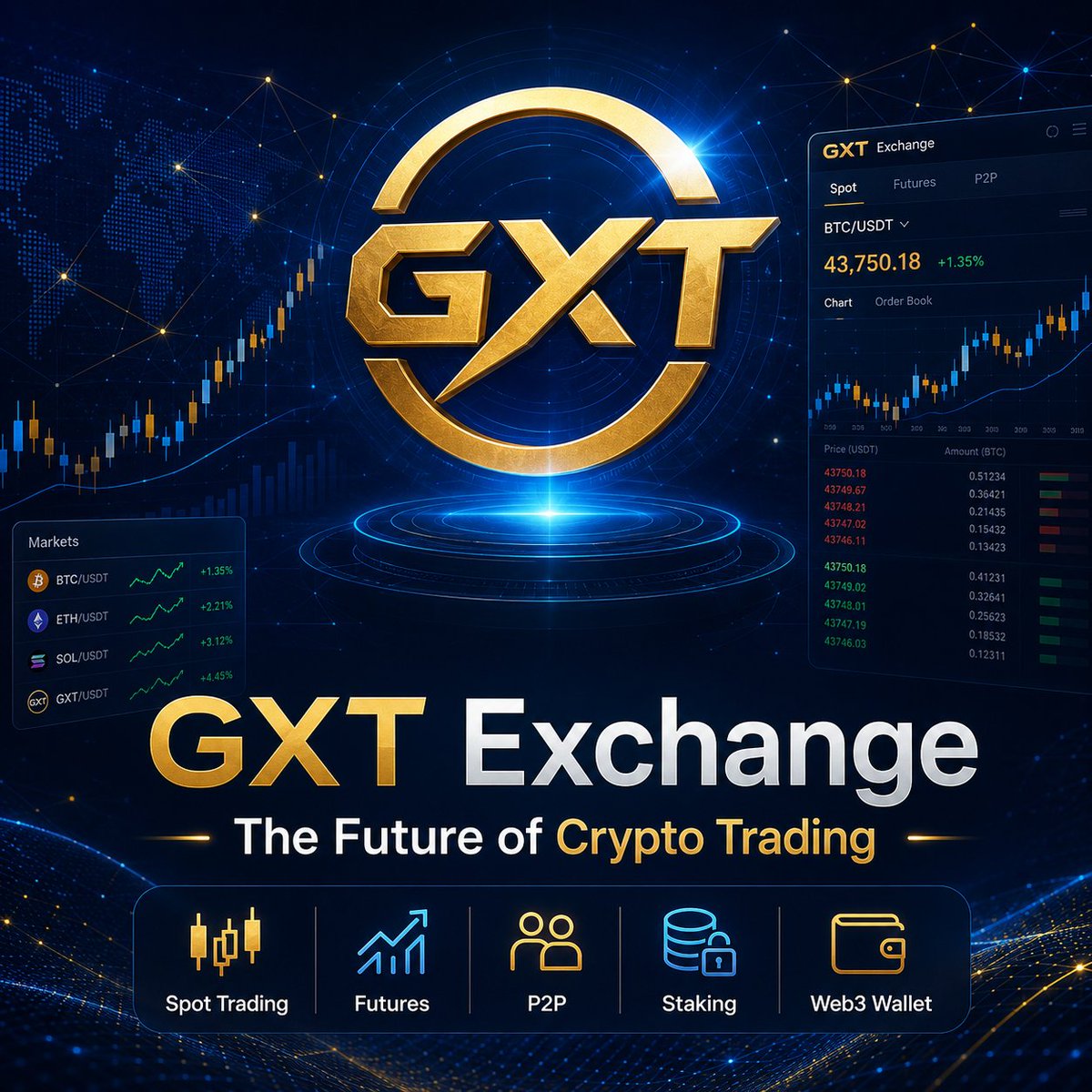 PrantaProtim69's tweet photo. The future of crypto is built on innovation, security, and community.@GXTExchange is developing an ecosystem that brings together Spot Trading, Futures, P2P, Staking, and a Web3 Wallet in one platform. Looking forward to seeing its journey unfold! https://t.co/mNxz9G62qp
#GXT https://t.co/eCyKJw9M2F