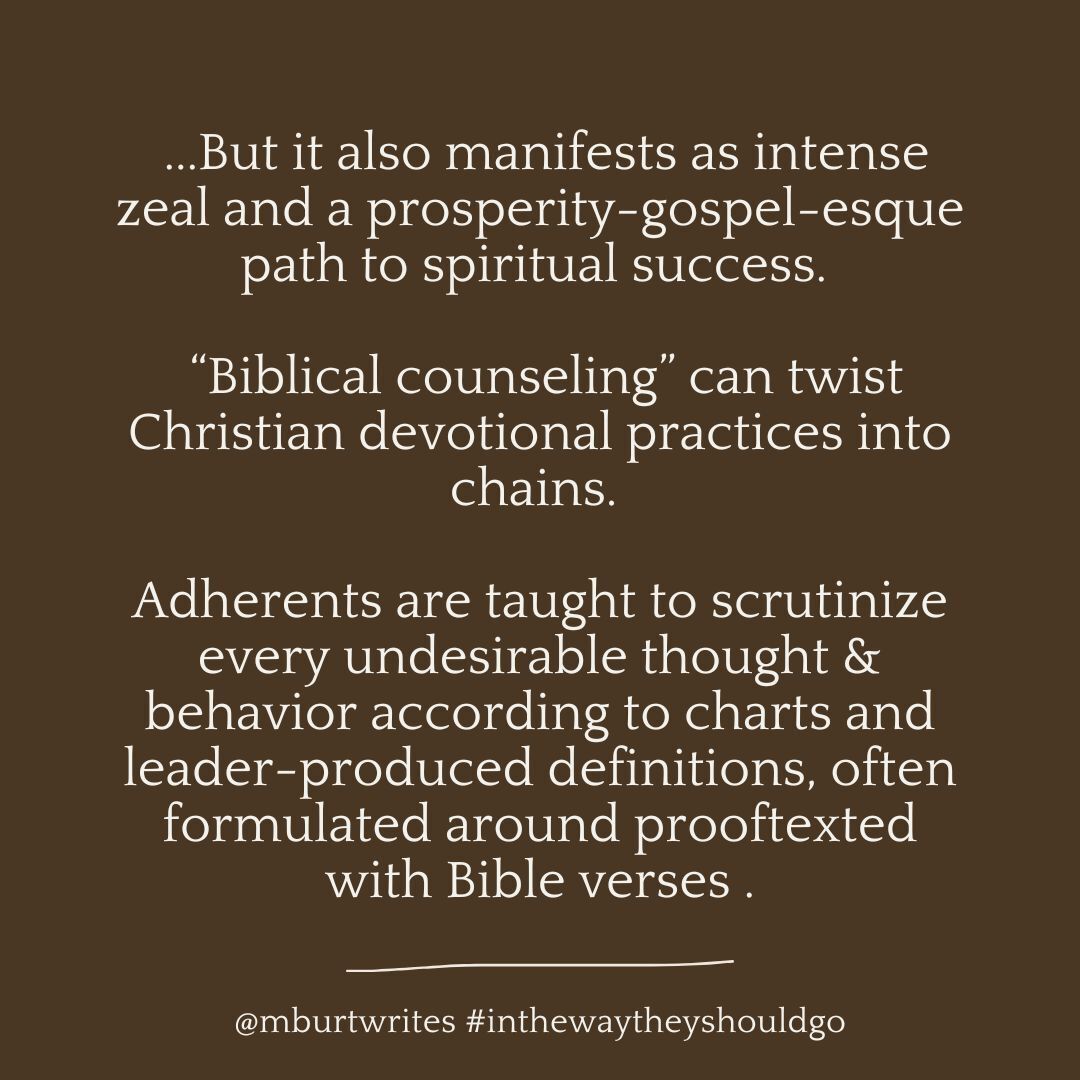 MBurtwrites's tweet photo. Thoughts on “biblical counseling” and OCD. Posting from the archives all summer long - see pinned post.
#scrupulosity #OCD #theology https://t.co/mxga7GfVIj