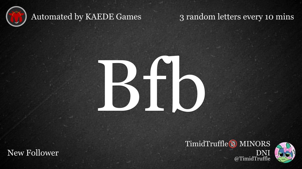 3letter_'s tweet photo. Bfb https://t.co/2Lw7wchM01