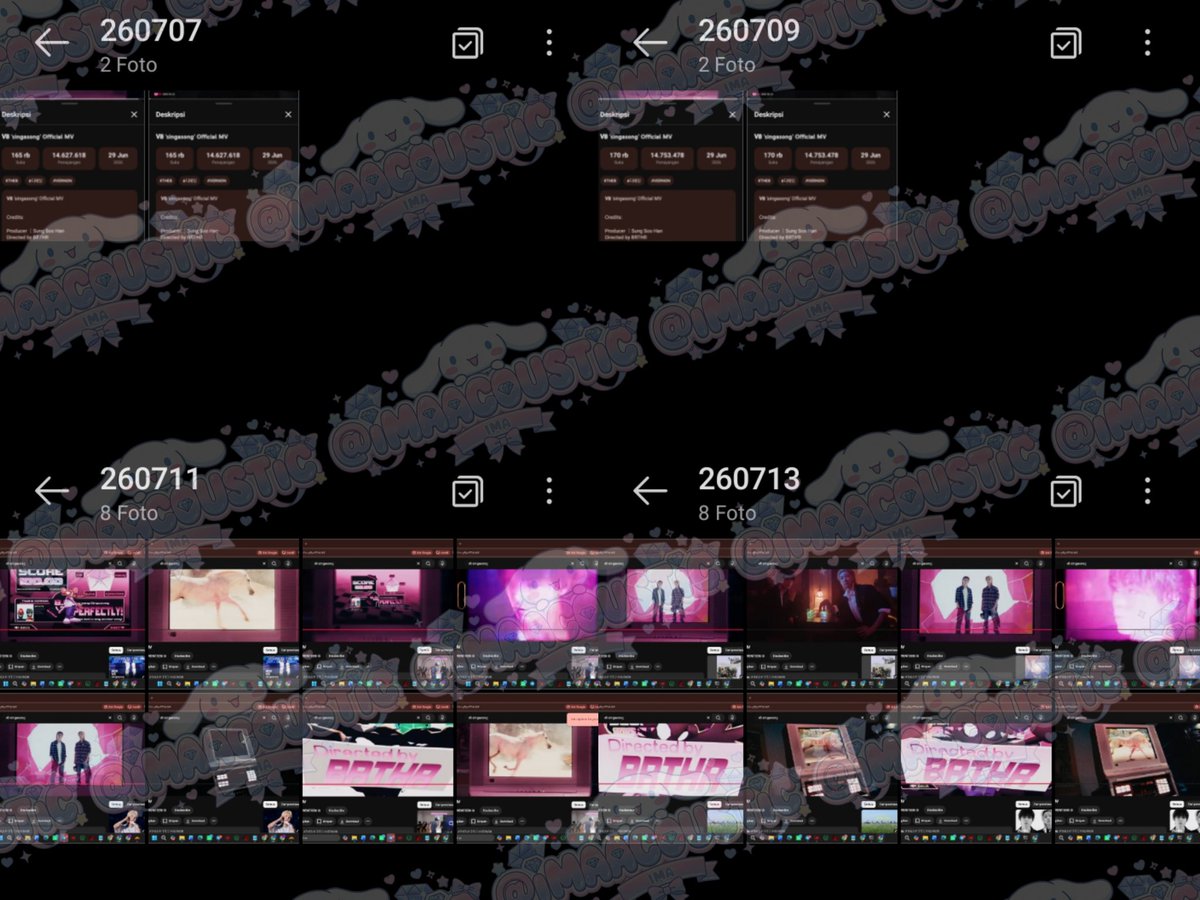imaacoustic's tweet photo. @pledis_17 [late post]
2026.07.01–2026.07.13

these screenshots be like:
"WE'VE BEEN STREAMING THE #V8 - #singasong MV!!" https://t.co/3XStItLdVn
