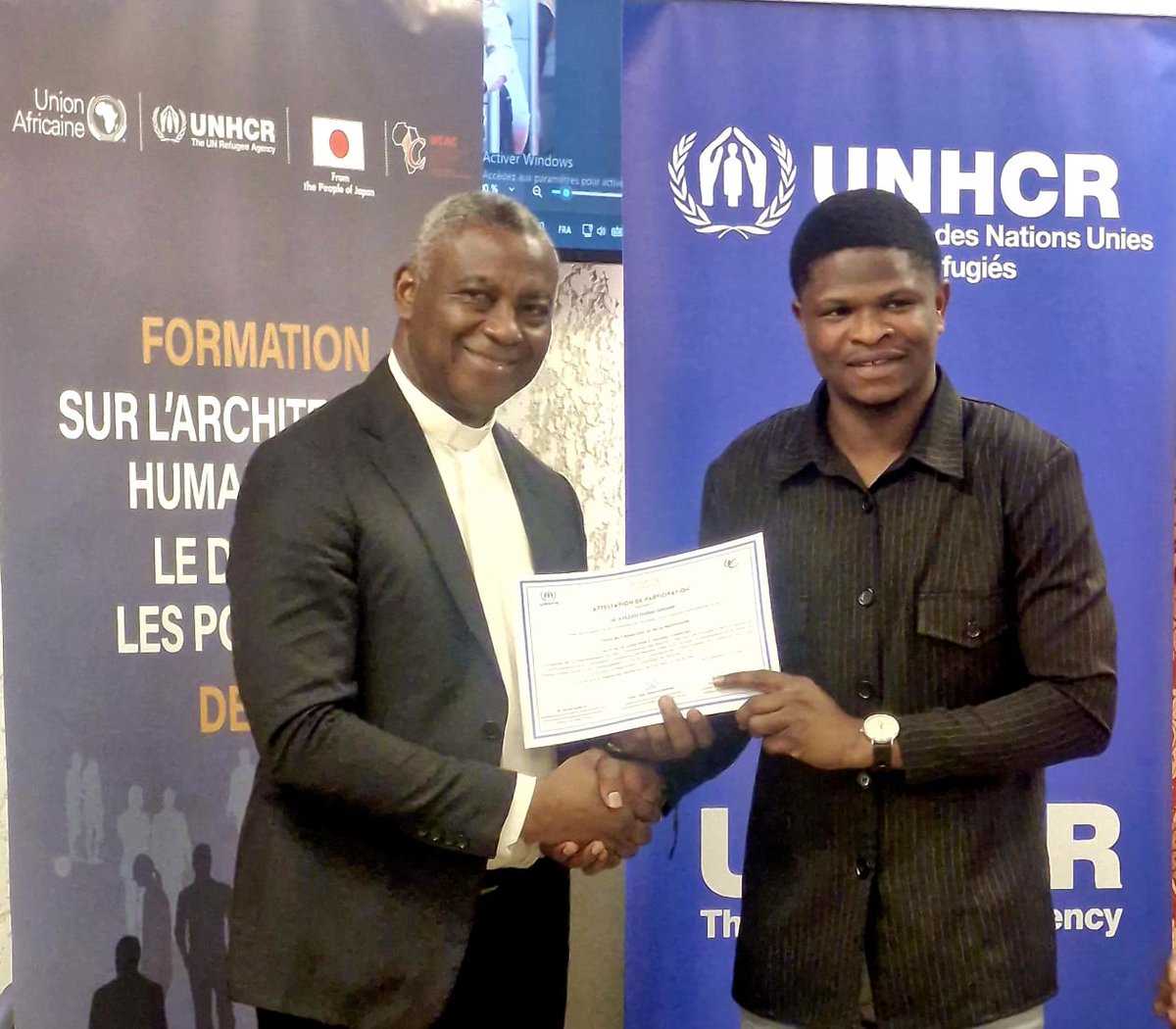 UNHCR_AU's tweet photo. As this 4-day training concludes in Yaoundé, we reaffirm our collective commitment to tackling statelessness and promoting the route-based approach across Francophone Africa. Thanks to @mission_japan, @AU_HHS and UCAC for making this possible. Together, we must #EndStatelessness. https://t.co/E2g9h99KGu
