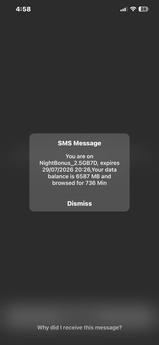 tolkaa7's tweet photo. @GloWorld How can I byn u able to browse since morning only for me to call customer care and I was told that I’m out of data when I am seeing 6587gb https://t.co/GGcEvStGG7