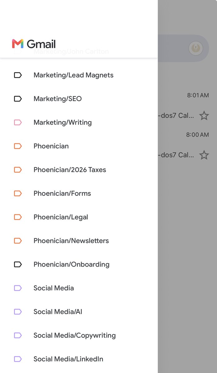 FrankaKantor's tweet photo. Email Management Secret

I have 4 email addresses, and I get a lot of volume (100+ a day).

Build folders and subfolders. 

If you have a system, you’ll be able to find any email your heart desires. 

Yes it does take time to build this, but I highly recommend it. https://t.co/HBH6i1RulV