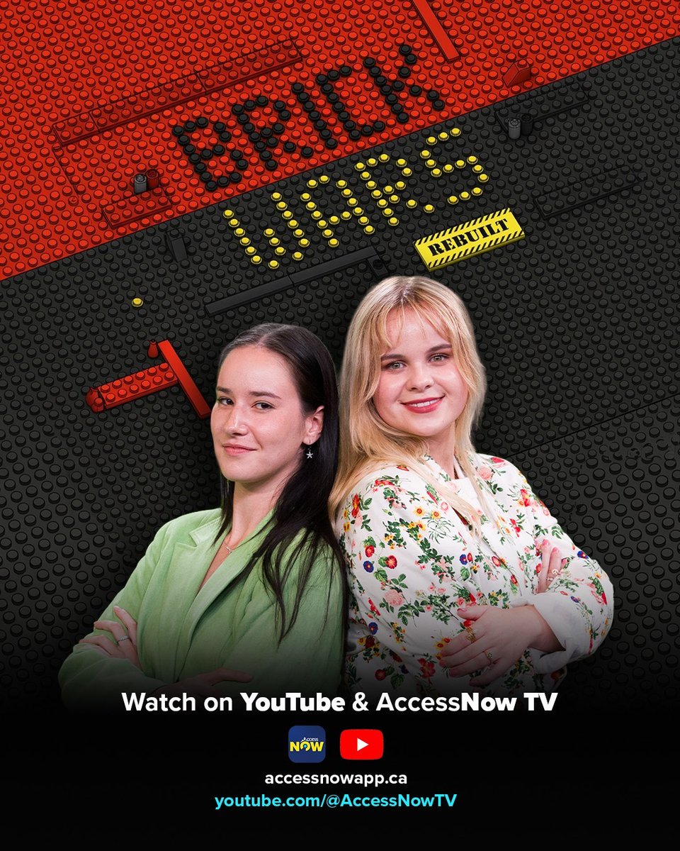 MyAccessCA's tweet photo. Watch Brick Wars: Rebuilt FREE on YouTube every Friday! ๐คฉ
๐ Watch: https://t.co/bsxmY4QCm2
#AccessNowTV | #WatchLocal https://t.co/ZoM6fDavGW
