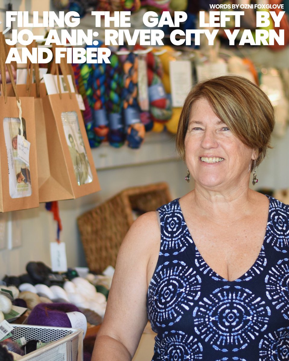 folioweekly's tweet photo. "Jo-Ann was basically a monopoly in the fabrics and crafts sphere. As it grew in abundance, it pushed out many local businesses, and consequently, its closure left a huge gap in the industry."

Filling the Gap Left by Jo-Ann: River City Yarn and Fiber
https://t.co/WM7YXKCoRH https://t.co/SywhVJjl1V