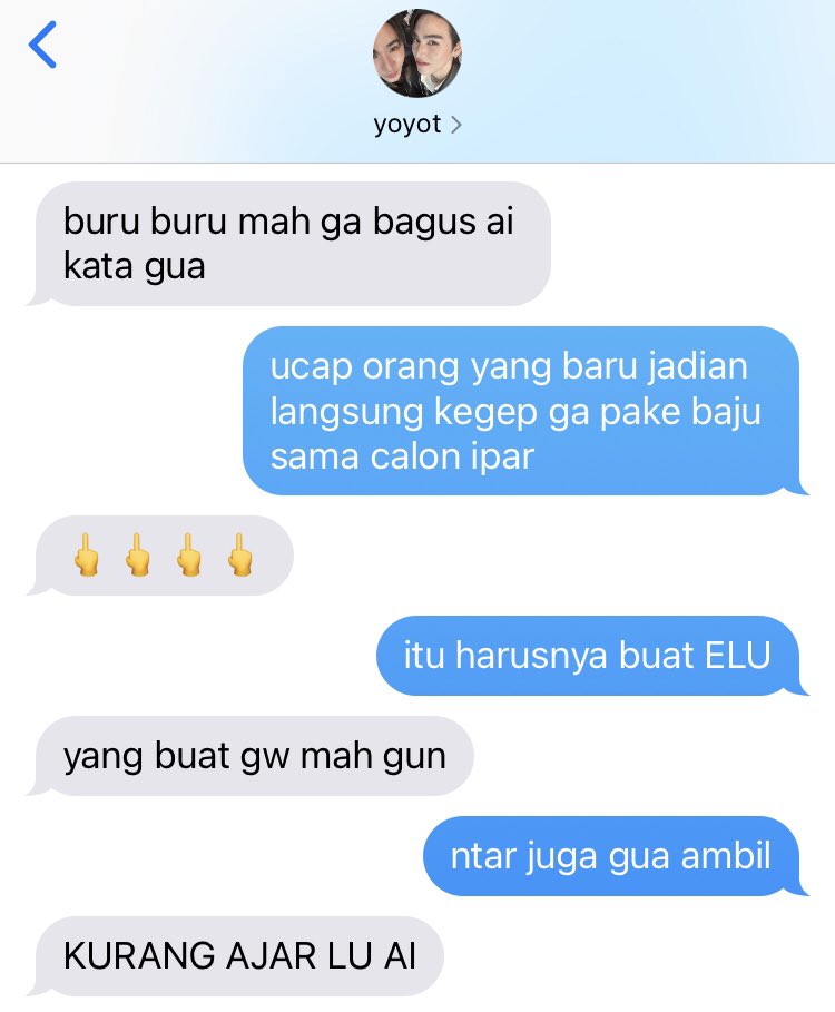 perthsuasion's tweet photo. perthsanta few tweets au (iseng ajh)

what if yotha n aiyara jadi sepupu yang sama sama dapet "gun" (in different fonts)

cw // 18+ conversation https://t.co/d7lx2SjszL