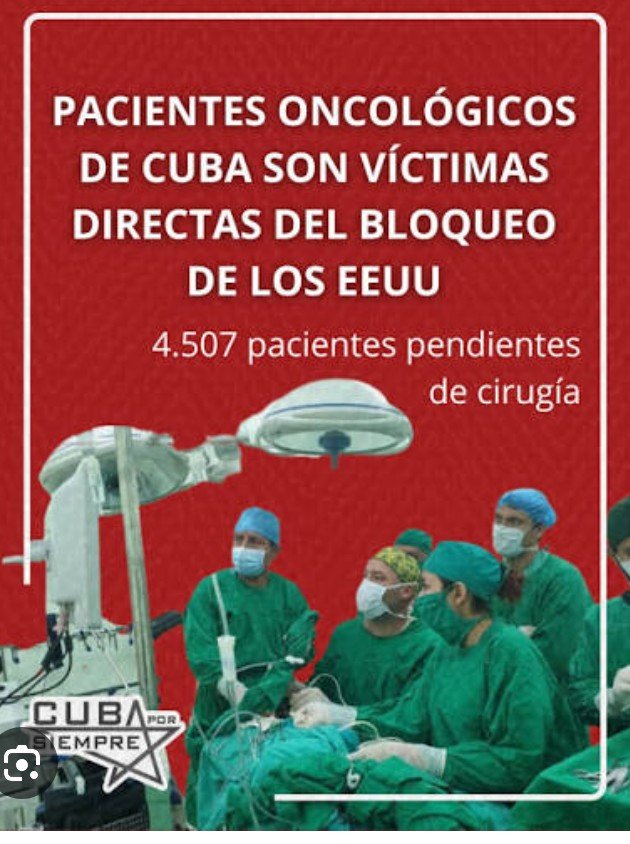 Isaproenzackfg's tweet photo. Ayuda humanitaria ficticia: Es una "fábula" la oferta de ayuda millonaria, pues EE.UU. mantiene un cerco que provoca apagones y escasez de alimentos y medicinas.
#TumbaElBoqueo 🇨🇺💪 https://t.co/kIaT0amzz7