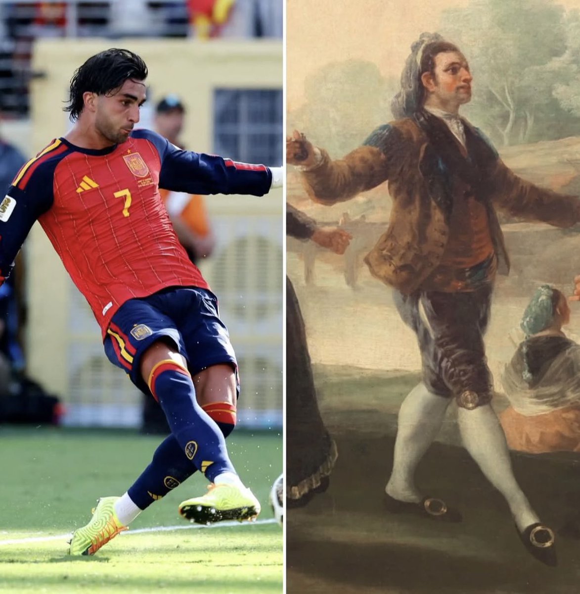 joserra_espn's tweet photo. EL FÚTBOL ES ARTE Y ELEGANCIA

El homenaje del Museo del Prado a España es de los detalles más especiales que ha dejado este Mundial. https://t.co/EqfFYvbJLa