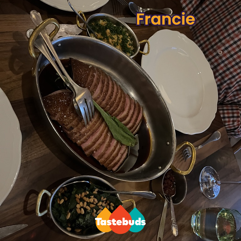 WTastebudsapp's tweet photo. Some NYC Italian favorites

Ci Siamo - Gnocco fritto, calamari
Rosticceria Evelina - Brussels Sprouts & Tuscan kale Salad
Francie - Dry-Aged Crown of Duck
il Leone - Mushroom pizza 

Find or keep track of your favs on Tastebuds

#ReliableFoodieFriends #Tastebuds #FoodieAdventures #RestaurantReferrals