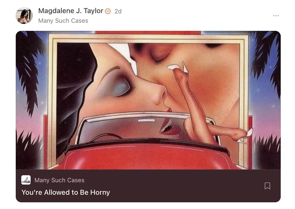 magdajtaylor's tweet photo. I've got a new installment of the advice column out, touching upon the fear we have of desire but especially men's, delayed body count shame, summer flings and more. https://t.co/n9QbxN3WX2