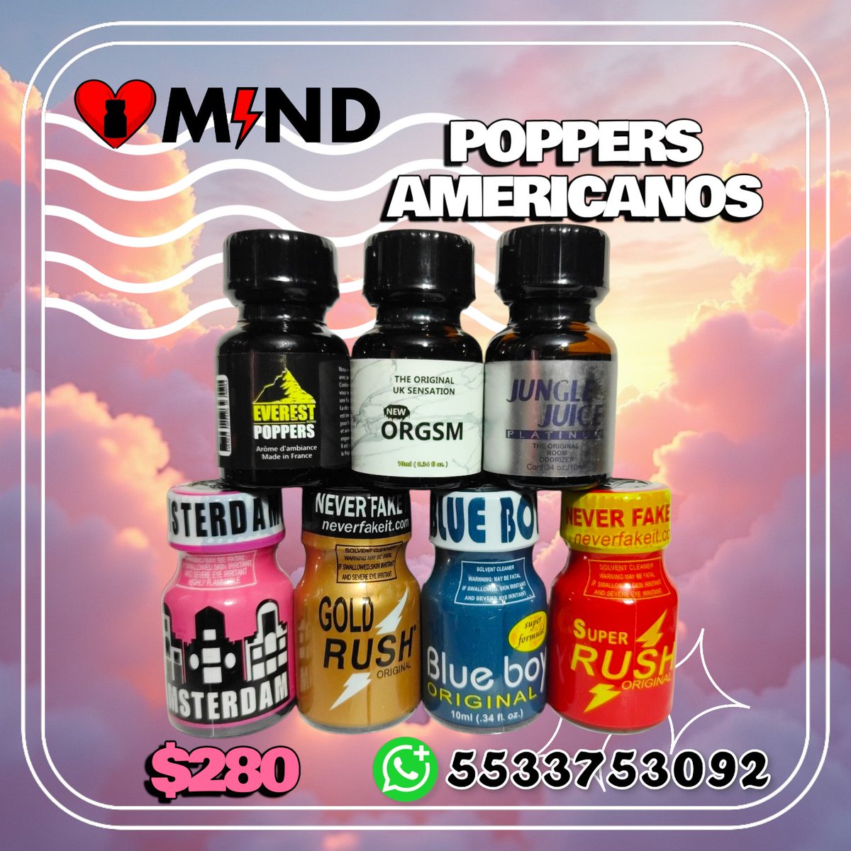 BoyMindMx's tweet photo. 🔥 ¡Ya tenemos poppers disponibles para entrega! 😈

📍 Entregamos en Neza, Chimalhuacán y Chicoloapan.

💥 Pide los tuyos por WhatsApp https://t.co/056i3ceHdt y prepárate para ponerle más sabor al momento. 😉✨

📲 ¡Mándanos mensaje y aparta los tuyos antes de que se agoten! https://t.co/rlbbgObaEv