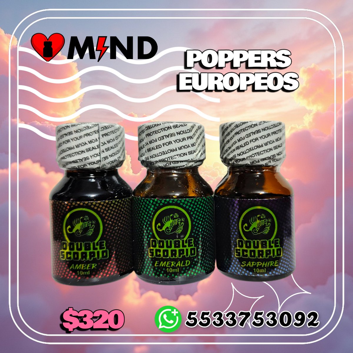 BoyMindMx's tweet photo. 🔥 ¡Ya tenemos poppers disponibles para entrega! 😈

📍 Entregamos en Neza, Chimalhuacán y Chicoloapan.

💥 Pide los tuyos por WhatsApp https://t.co/056i3ceHdt y prepárate para ponerle más sabor al momento. 😉✨

📲 ¡Mándanos mensaje y aparta los tuyos antes de que se agoten! https://t.co/rlbbgObaEv