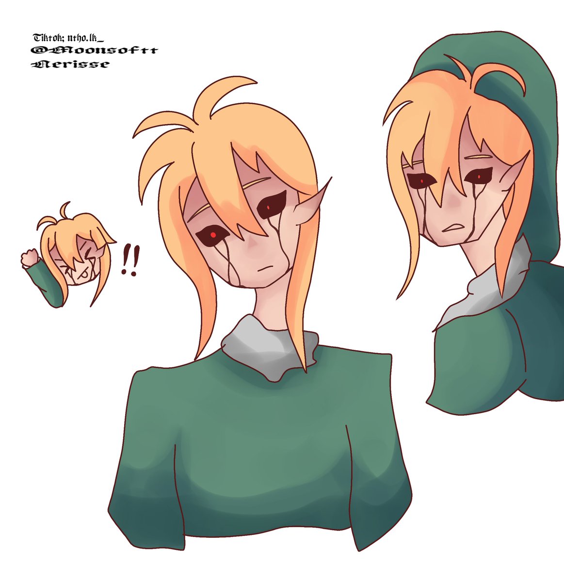 Moonsoftt's tweet photo. Redesigned BEN Drowned after a few months. https://t.co/4nQPP5mY3D