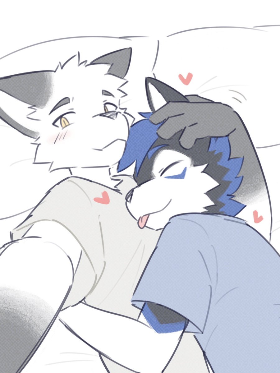 AnthroWolfie's tweet photo. Living the dream ❤️😍

🎨 Art by @nxrthstxr__ https://t.co/zu4qjs3LGc