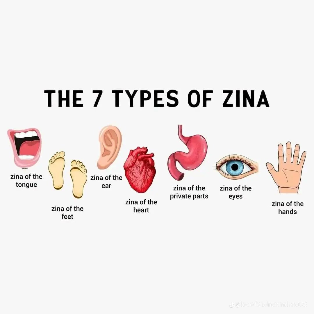 Shamsu_Maaruf's tweet photo. ZINA IS NOT LIMITED TO ONE FORM 

There are different ways a person can fall into it—some people may not even realize.

May Allah protect us and keep us firm upon righteousness. 🤲

THREAD 🧵 https://t.co/IFw2zoBzpw