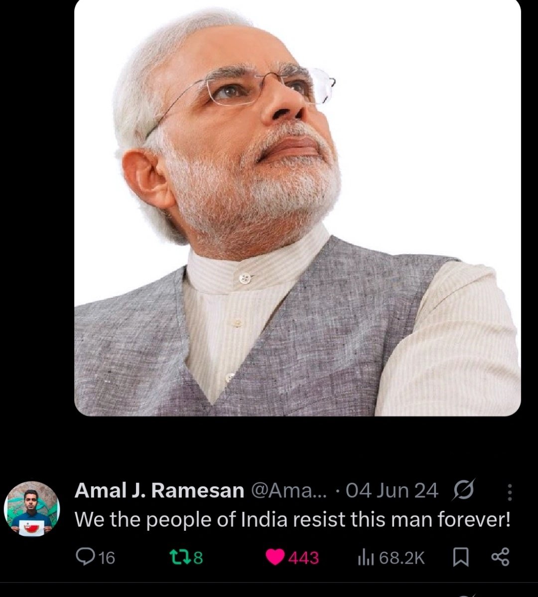 AmaljithRamesan's tweet photo. It’s genuinely heartening to see this spirit of resistance finally taking shape. https://t.co/juhdg1Titz