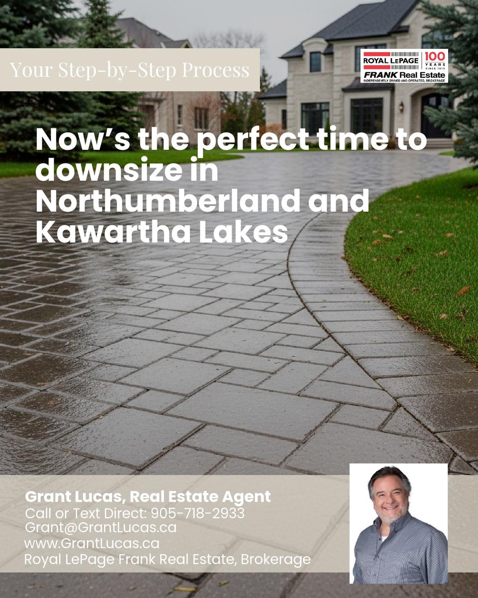 GrantLucas2's tweet photo. Selling in Northumberland or Kawartha Lakes? High demand for move-in homes makes downsizing smoother. Step into low-maintenance living while the market favors well-cared-for properties. Ready for a simpler lifestyle? Save this post for when you’re ready to make your move! 🏡🌳✨ https://t.co/kwkINyOdht