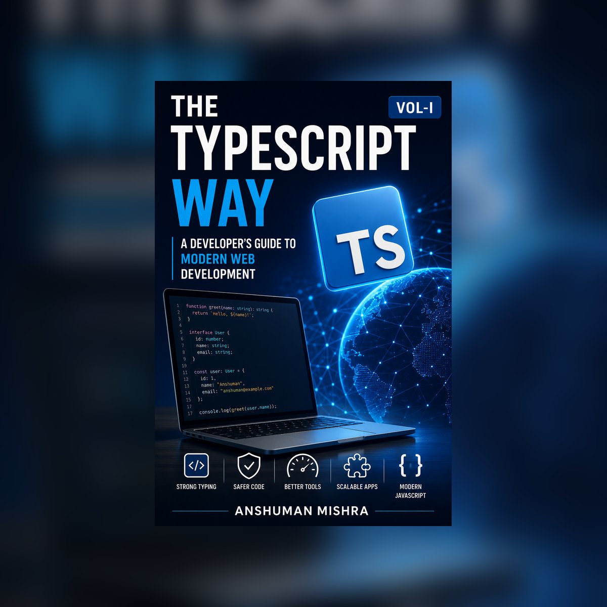 leanpub's tweet photo. The TypeScript Way VOL-1 by Anshuman Mishra is on sale on Leanpub! Its suggested price is $19.99; get it for $6.99 with this coupon: https://t.co/HJ3L7TfO1z #computer_programming #computer_science #typescript #angular https://t.co/ae0KgUPWRX