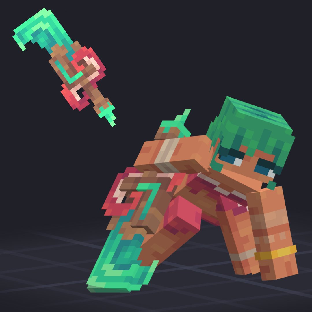 thehomoxid5's tweet photo. Azura #minecraft @blockbench https://t.co/uUXA13rxh3