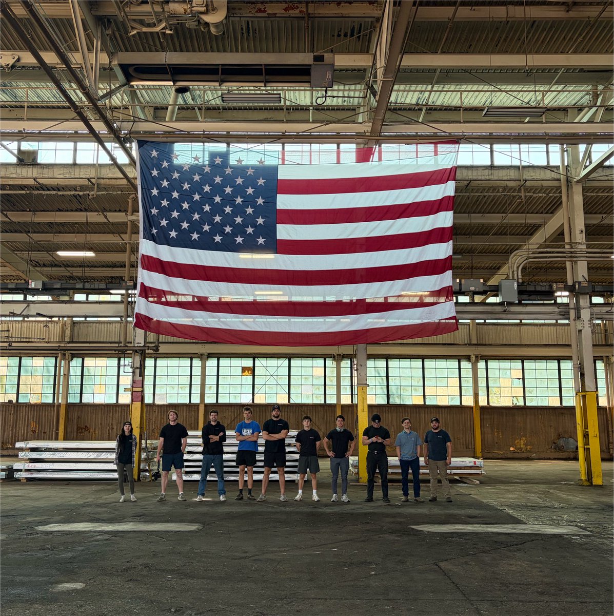 zanehengsperger's tweet photo. you guys said we need a bigger flag https://t.co/W85bSc8BHj