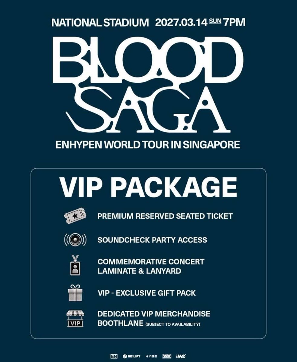 ash4shotties's tweet photo. wts ✅ — ENHYPEN BLOOD SAGA
SINGAPORE 🇸🇬

🔥 VIP PA5 — ROW 1 🔥
2x tickets — SIDE BY SIDE
(Yes, FRONT ROW energy)

⚡ Transfer to Ticketmaster account
🌏 Interfans? Absolutely.

DM or kakaotalk

#BLOODSAGA_IN_SINGAPORE #enhypenindallas https://t.co/rWbs9i3MiU