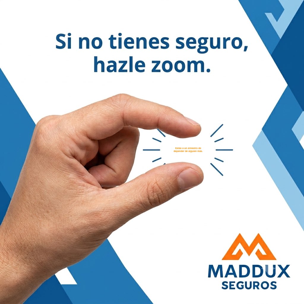 MadduxSeguros's tweet photo. A veces creemos que las cosas malas sólo le pasan a otros o que "luego checamos eso del seguro" hasta que la realidad nos hace zoom. 

En Maddux Seguros te ayudamos a encontrar la cobertura exacta a tu medida, de forma clara sin letras chiquitas que te sorprendan.

#MadduxSeguros https://t.co/YvsI6zipgE