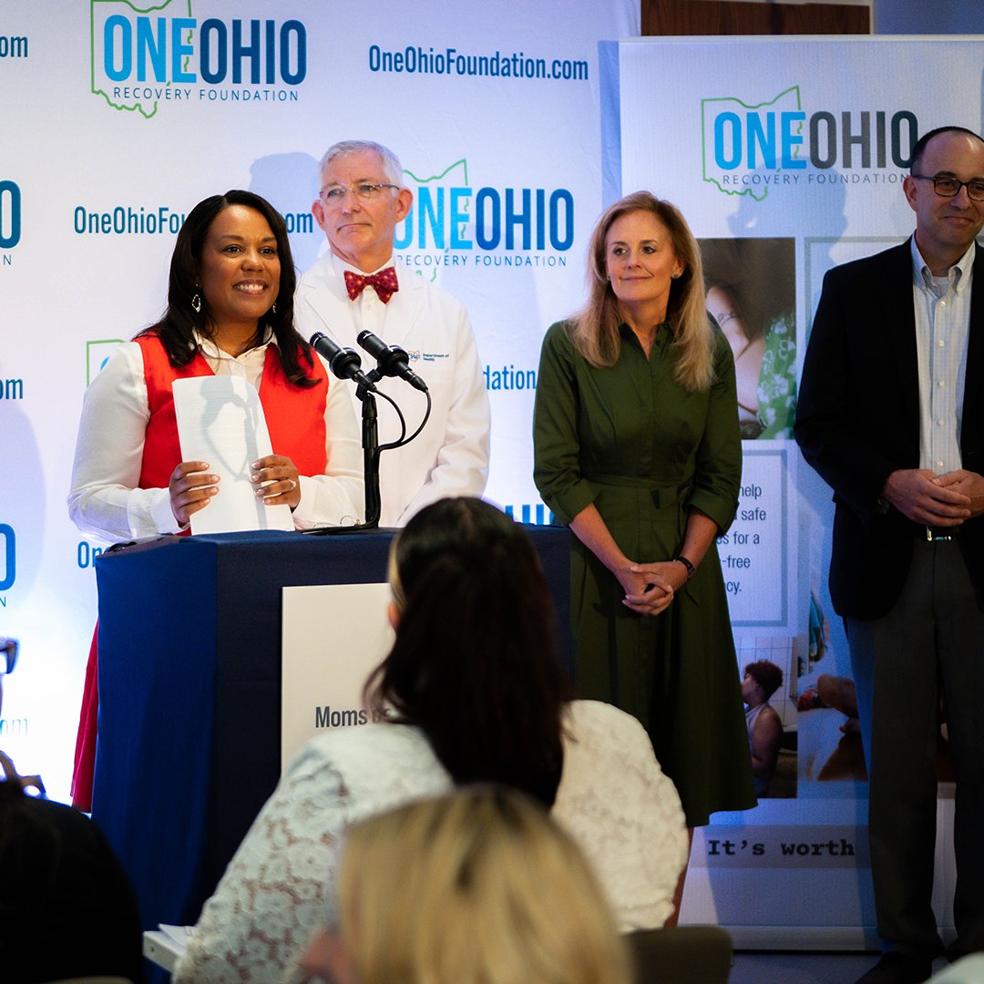 1OhioFoundation's tweet photo. Proud to join our partners yesterday in launching the first phase of Ohio’s statewide cannabis public education initiative, providing pregnant women and women who may become pregnant with trusted, evidence-based information about the risks of cannabis use during pregnancy. https://t.co/CfX8WbkeXf