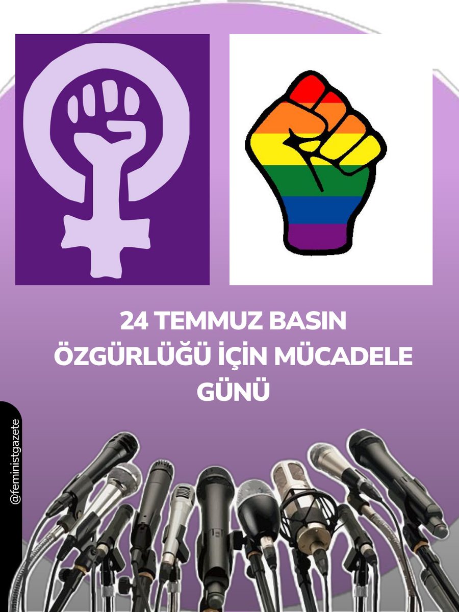FeministGazete's tweet photo. Eril sansüre, nefret söylemine ve baskılara meydan okuyarak kadınların ve LGBTİ+'ların sesini manşetlere taşıyor, kuir hafızayı ve gerçek basın özgürlüğünü cesaretle inşa ediyoruz! #BasınÖzgürlüğüİçinMücadele #KuirMedya #FeministHabercilik #SansüreHayır #ÖzgürBasın #Lubunya https://t.co/355sw7re8G