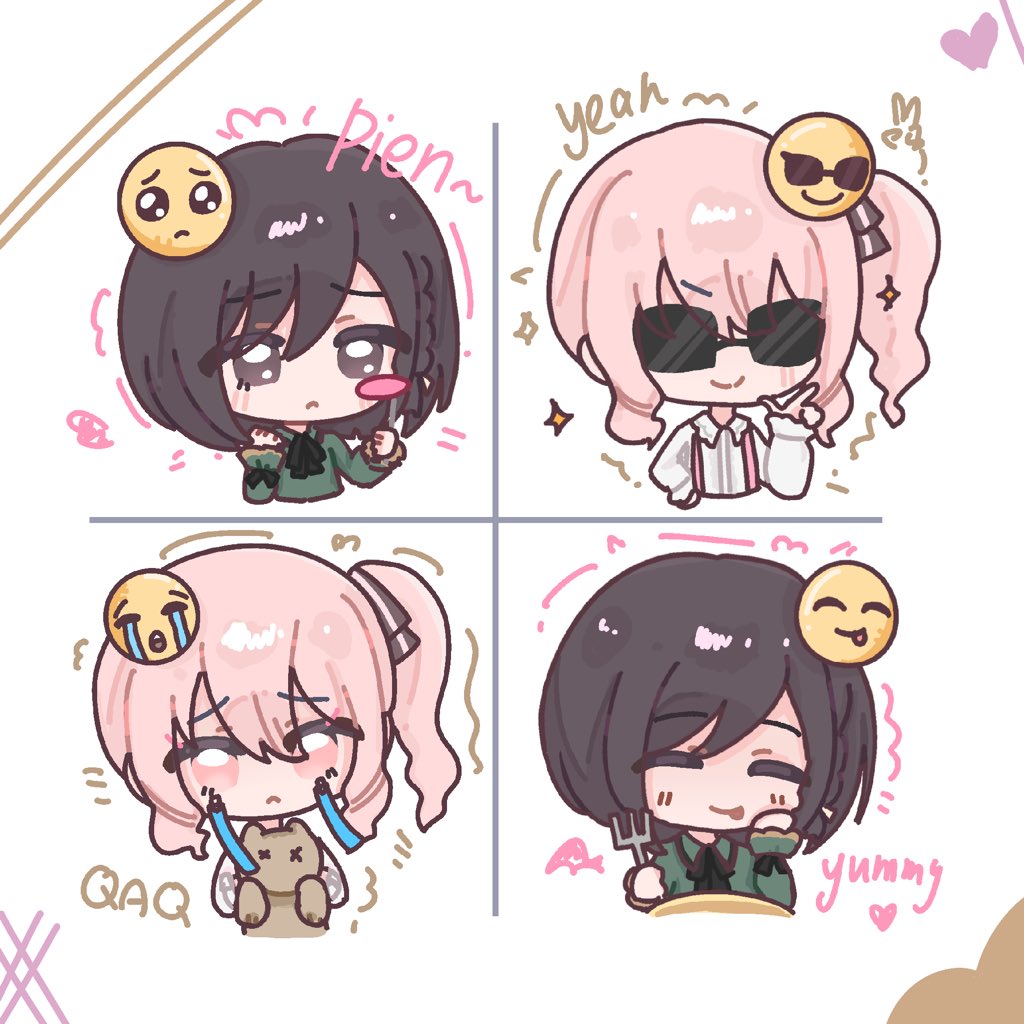 zhanlong404's tweet photo. #みずえな #mzen 
🩷🩷🤎🤎emoji？ https://t.co/LCZdyHzHHK