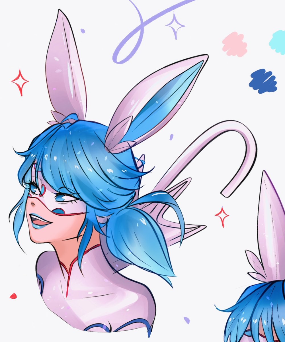 BeMiraculousLB's tweet photo. Who else loves Bunnybug? 🐰🩵

Fan Art Friday by chari_sweetsourtofuu on IG. https://t.co/iLPyFpm3Tq