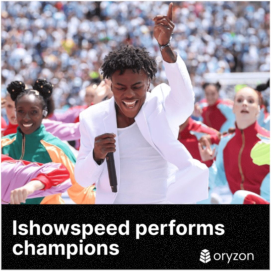 oryzonhq's tweet photo. IShowSpeed's World Cup run proves the biggest streamers no longer win by platform reach, they win by owning global culture. https://t.co/tcElVS8PiL