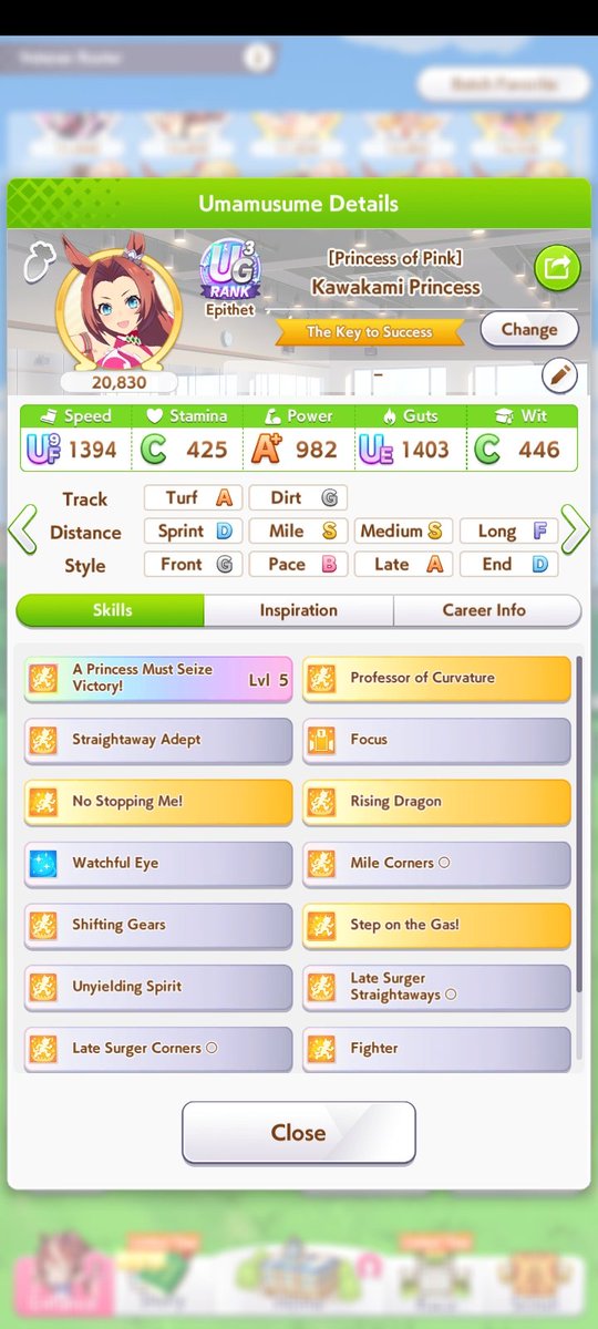 Stinfal3's tweet photo. @KrisUmasimp i have kitasan, tachyon and light hello full and got UG3 in Grand Live. https://t.co/2odLBAgXgB