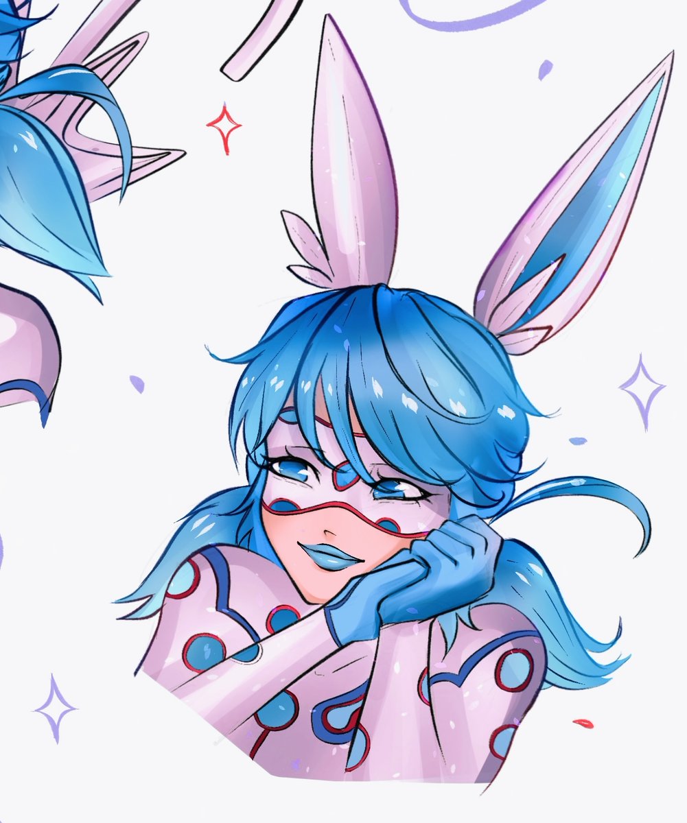 BeMiraculousLB's tweet photo. Who else loves Bunnybug? 🐰🩵

Fan Art Friday by chari_sweetsourtofuu on IG. https://t.co/iLPyFpm3Tq