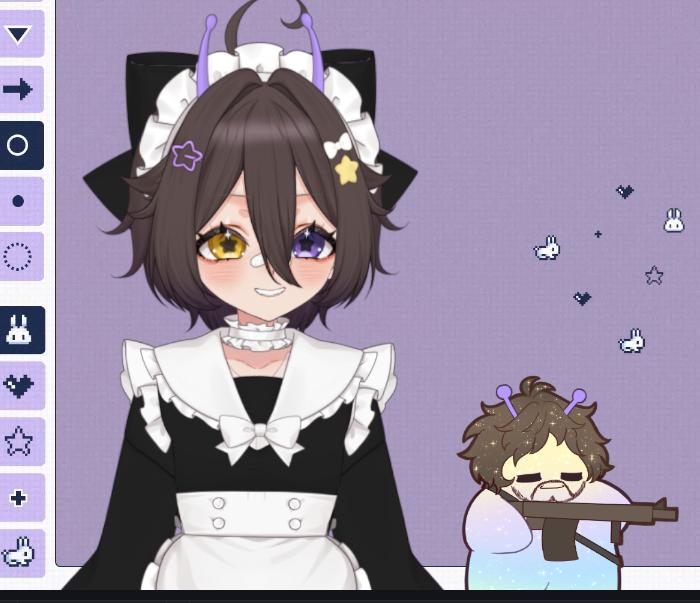 glitt3ryguts's tweet photo. I GOT THE MIDNIGHT MODEL EEEEEEEE IM LIVE RN #midnightcustomizable #Envtuber https://t.co/9ukxUyiafi