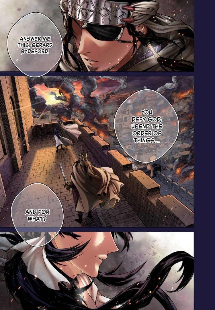 raykindo's tweet photo. ⚔️The Knight of Blasphemy⚔️

First published in YOUNG MAGAZINE US at last year’s Anime NYC, it’s now officially serialized!

Read it for free below, and please share it if you enjoy it! 🤍

🔗Link in the thread ❯❯❯ https://t.co/2oJe3Jvk9u