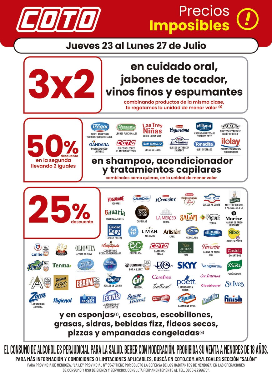Coto_Ar's tweet photo. ¡Empezá el sábado ahorrando!🫶

Conocé todo👉 https://t.co/lGKEeBaf98 https://t.co/qZnUPobkXO