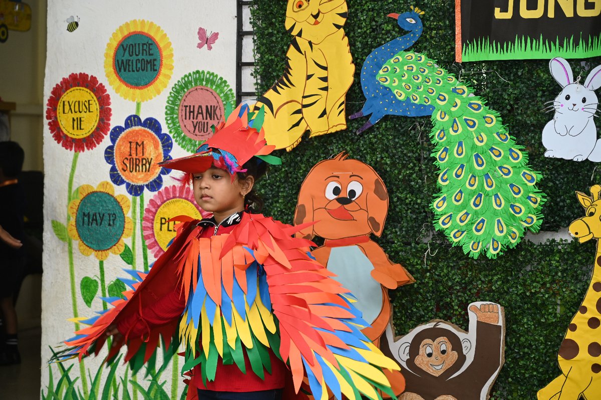 05NDRF's tweet photo. #NDRF Montessori School celebrated a joyful #JungleTheme Day! ๐ฆ๐๐ Through stories, role plays & rhymes, our little stars learned to love and protect nature. ๐ฟ๐ #LearningThroughFun https://t.co/Xc1iE6WwYP
