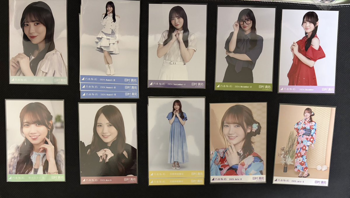 juiki0618's tweet photo. @52nyanxx 当方所持している田村の過去物から最新の生写真と缶バッジになります。
求めている箇所がもしございましたらクリアカードとのトレよろしくお願いします。 https://t.co/qYezAsgeJk