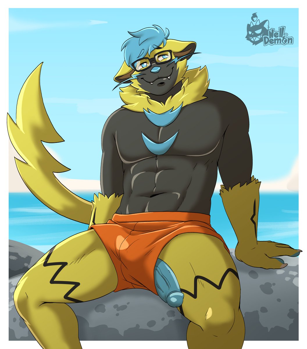 NellDemonArts's tweet photo. This summer feels electrifying~ ⚡️

Patreon Reward for Minor Demon https://t.co/2kUS8MFWD6