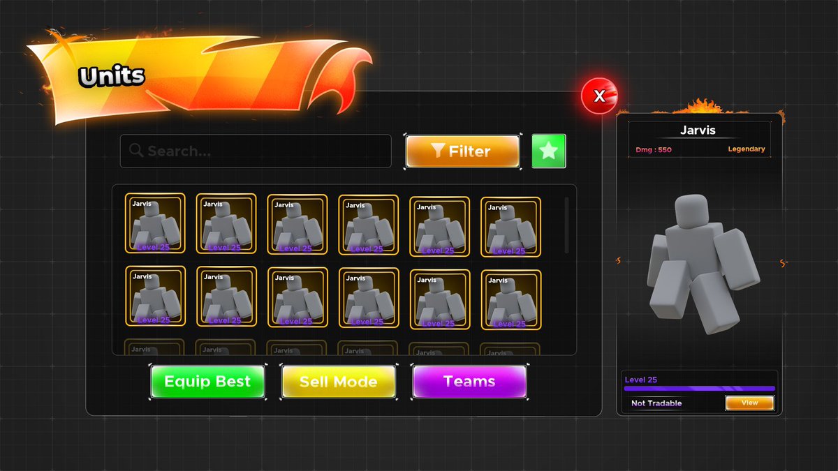 FurixShahin's tweet photo. New Roblox UI Showcase 🔥
Anime-style UI 
Open for commissions &amp; collaborations 👇 
#roblox #robloxUI #robloxdev https://t.co/0KukKhyQdI