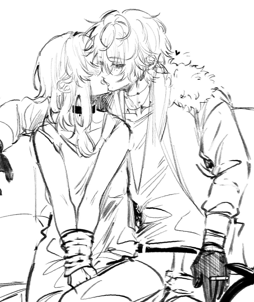 parasiticdecay_'s tweet photo. (OC) 2025. Shotgun kiss practice. https://t.co/QCgGaKxuXw