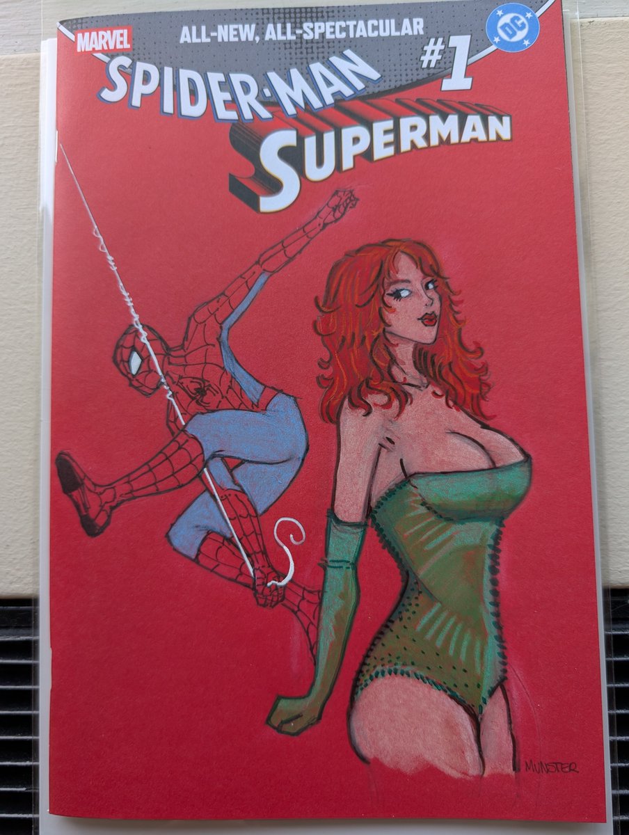 thecomicartist's tweet photo. Spider-Man &amp; MJ Poison Ivy sketch cover 🕸️🌿
#spiderman #art https://t.co/xqnPl0m3Zc