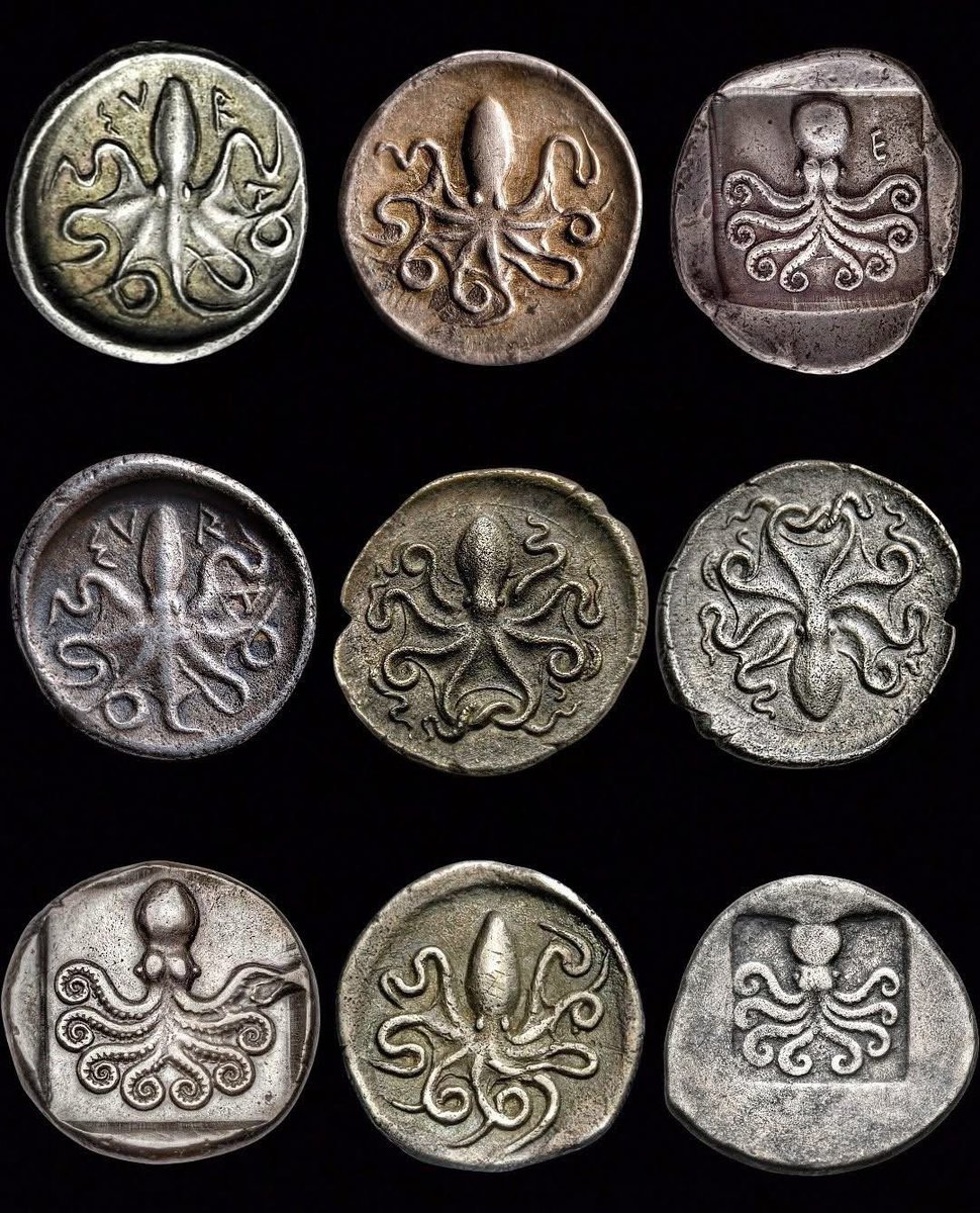 jero_s_velasco's tweet photo. La polémica sobre qué representar en los nuevos billetes de euro me ha hecho recordar las representaciones más hermosas que conozco para el dinero: las antiguas monedas griegas, llenas de animalitos, no sólo la lechuza de Atenea. https://t.co/gP9CJJzOqa