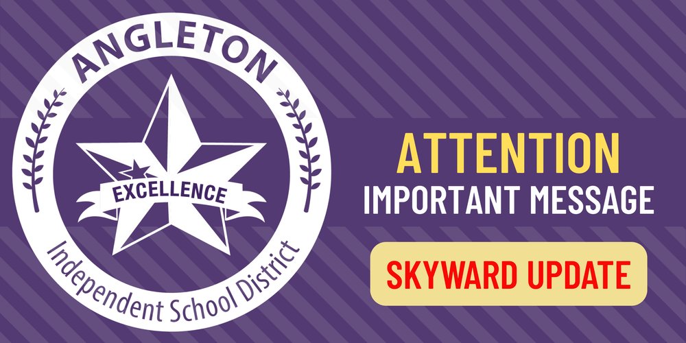 AngletonHS's tweet photo. UPDATE - Important Announcement from Angleton ISD - Skyward Issues https://t.co/pVWUCdwvwy https://t.co/PmuRNLunm1