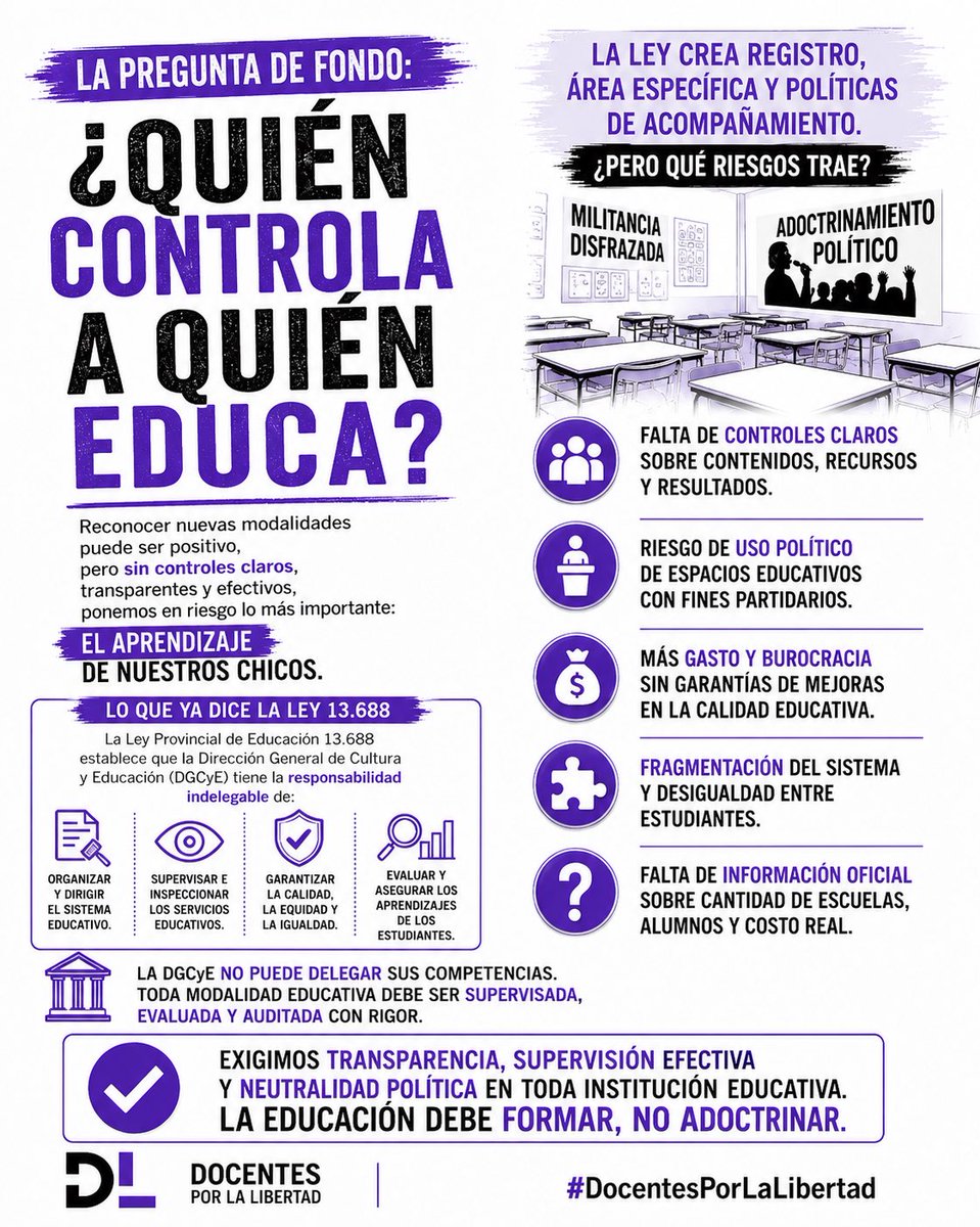 efdap_'s tweet photo. La educación puede innovar. Pero la calidad, la transparencia y la supervisión no se negocian.

Frente a nuevas modalidades educativas, hay preguntas que debemos hacernos: ¿quién supervisa?, ¿quién evalúa la calidad?, ¿cómo garantizamos que la educación forme ciudadanos libres? https://t.co/KTEchEfZt1
