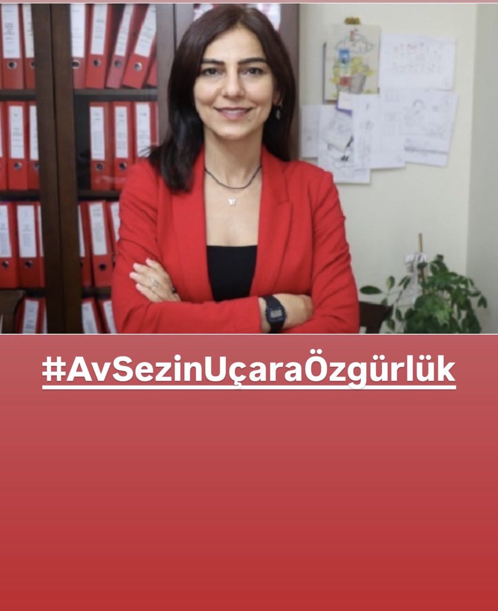 Fepozdemir's tweet photo. 100 gündür haksız ve hukuka aykırı şekilde özgürlüğünden mahrum bırakılan #AvSezinUçaraÖzgürlük https://t.co/TQ7Ue2ncjy
