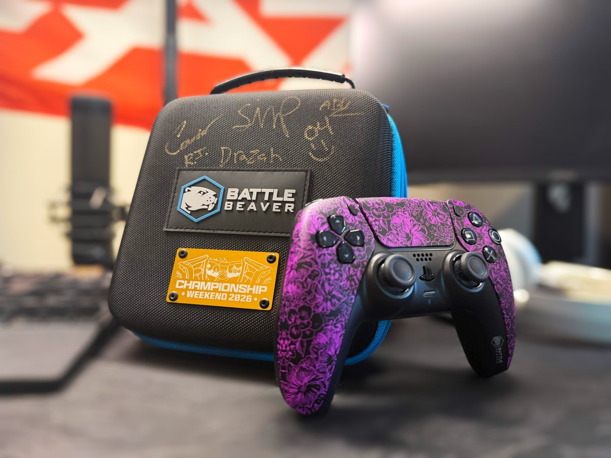 BattleBeaver's tweet photo. After an unforgettable Championship Weekend, it's time to celebrate @FaZe_Vegas with a giveaway!

One lucky winner will receive:
• Battle Beaver case signed by the team
• Floral FaZe Vegas PS5 Controller 🎮

To enter:
 • Follow @BattleBeaver &amp; @FaZe_Vegas
• Repost this post https://t.co/R5ydGhpyc9